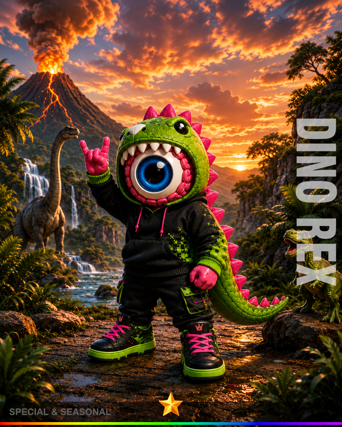 Dino Rex collector card