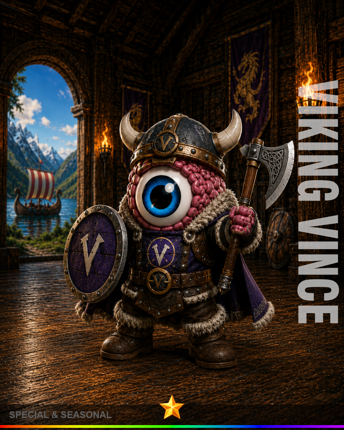 Viking Vince collector card